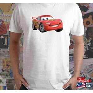 New Design Best Sell Sport Car Lightning Tshirt Unisex Tees Classic